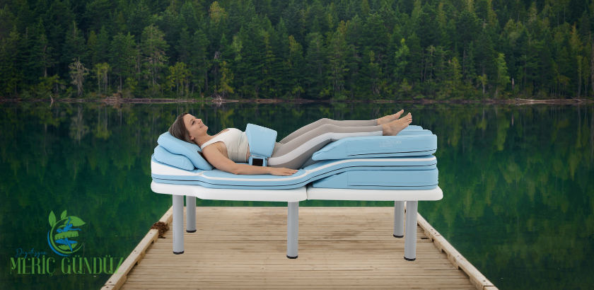 Darıca Diyetisyen Meriç Gündüz kliniğinde andulasyon terapi seansı.